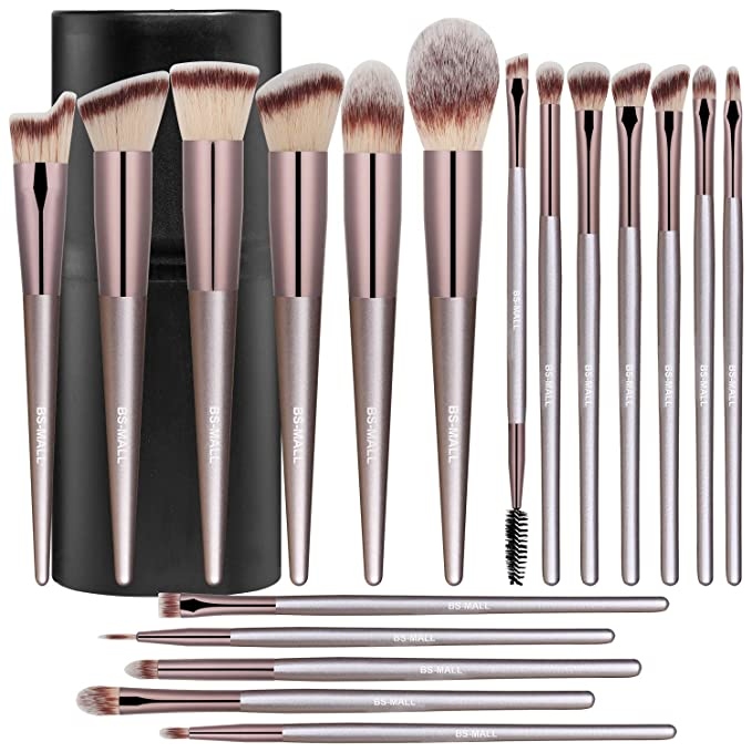 Bs-Mall, Makeup Brushe Set 18 Pcs